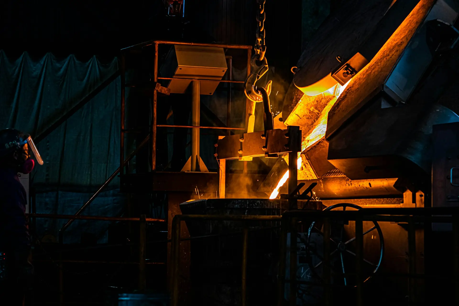 brown wooden frame with fire
